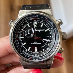 Ferragamo Rubber Adjustable Watch